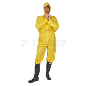 PUL PVC - Overall Regenoverall Jumpsuit Herren SU09 SUIT MALE ONE PIECE